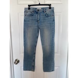THE ROW Straight Leg Ankle Jeans Blue Size 2